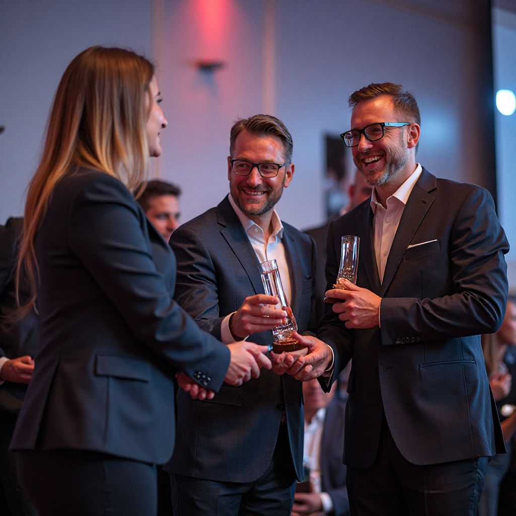 Award ceremony recognition industry excellence achievement